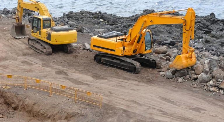 French drain and yard drainage installation